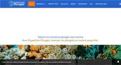 Desktop Screenshot of expedition-plongee.com